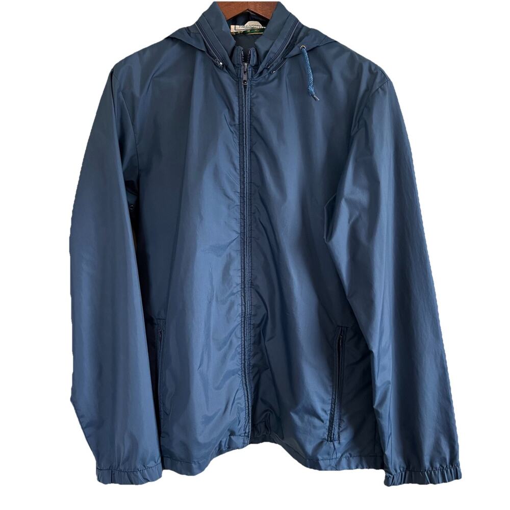 Vtg 80s L.L. Bean Jacket Men’s Small Blue Aspen Anorak Pack It Windbreaker Nylon